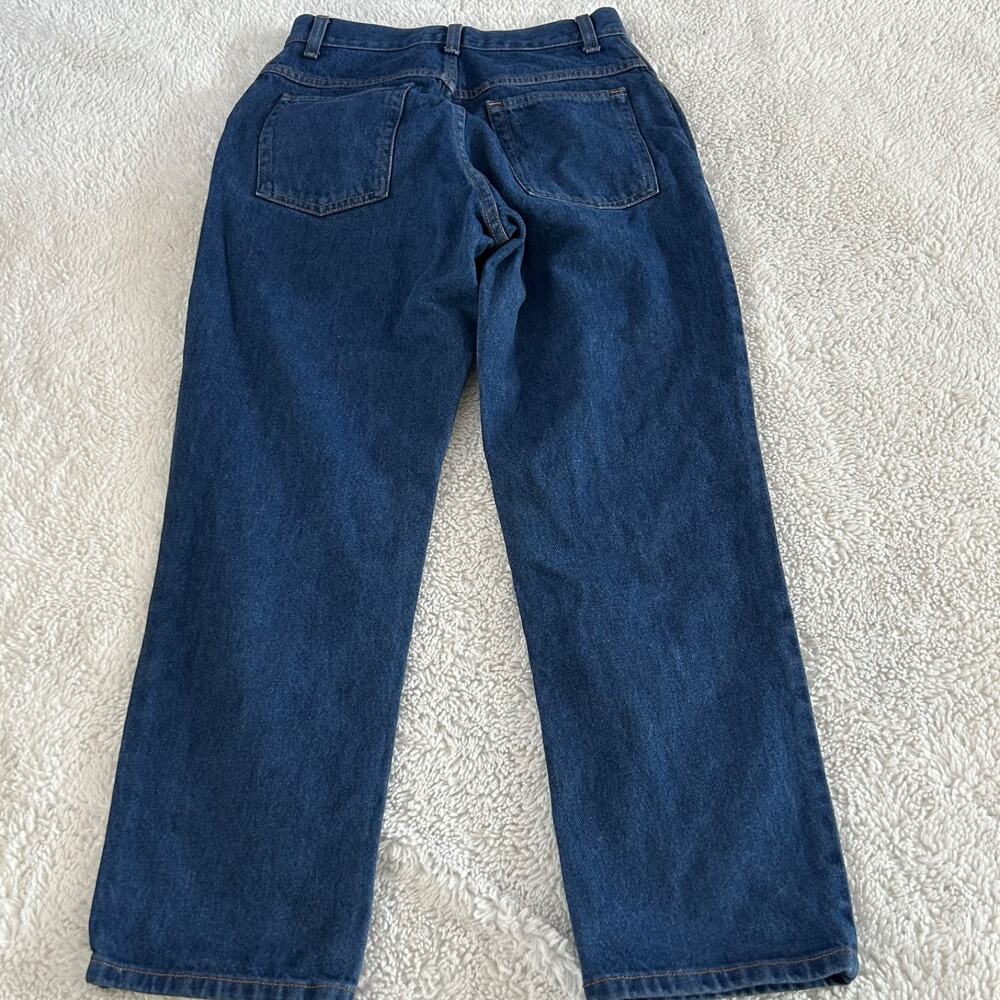 LL Bean Original Fit Women Sz 8P Denim Jeans Cotton Casual Cottage Soft Teacher - Picture 3 of 7